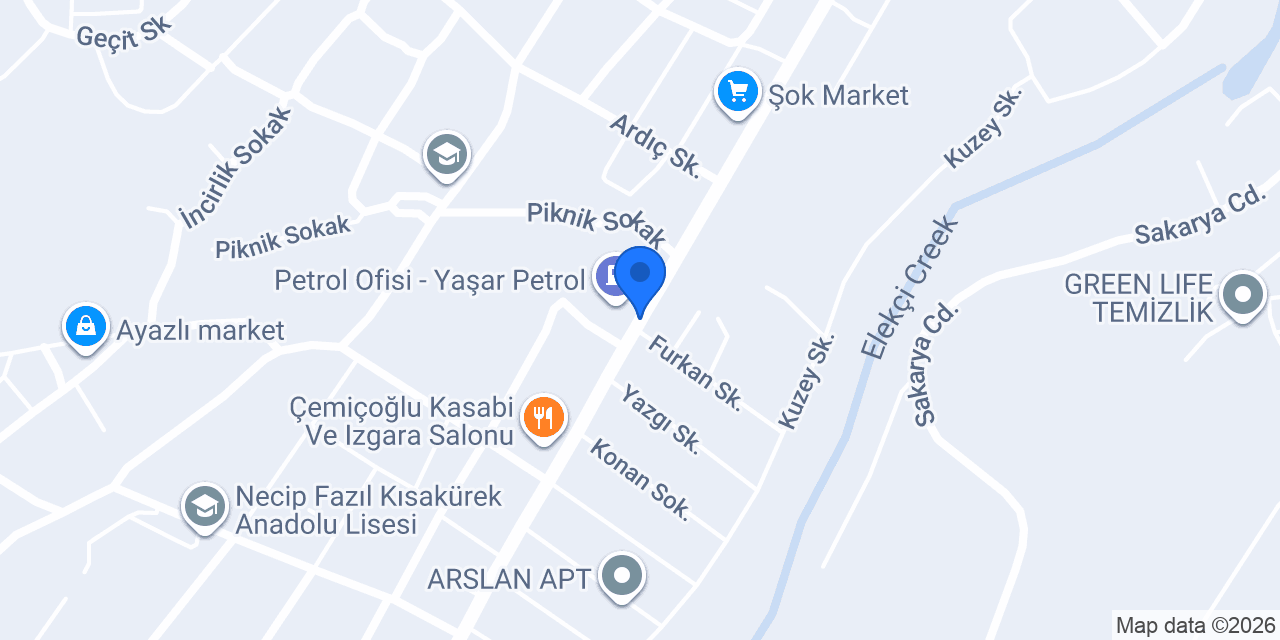 Kardeşler Mermer - Granit konumu
