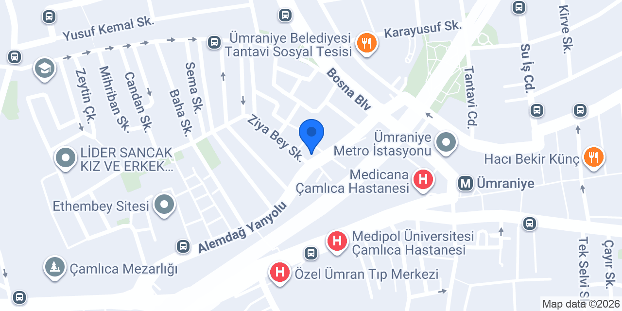 Bilge VIP Akademi konumu