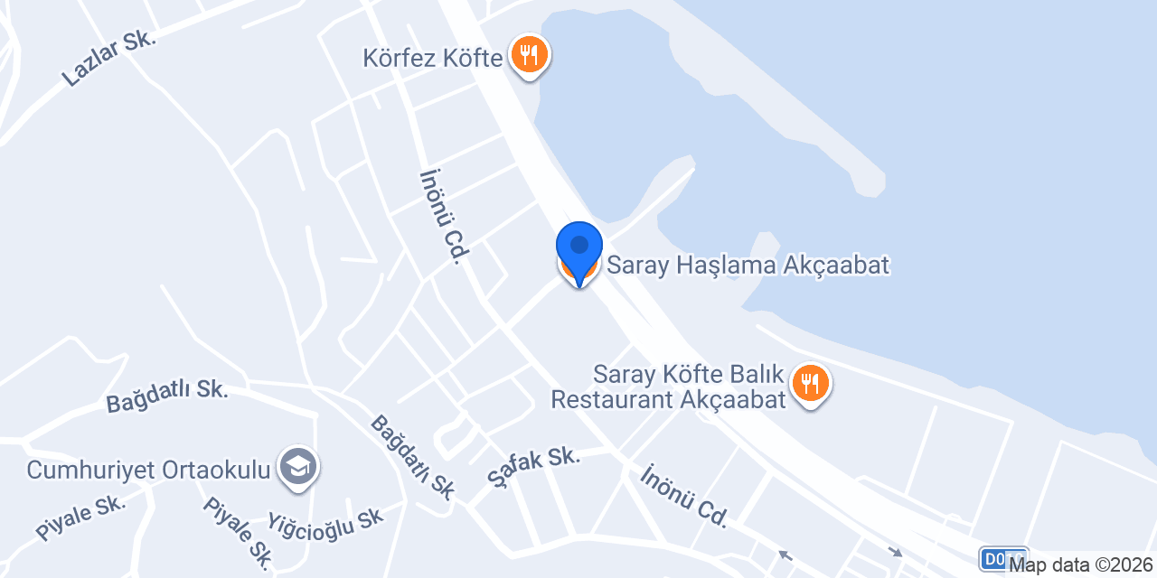 Saray Haşlama Akçaabat konumu