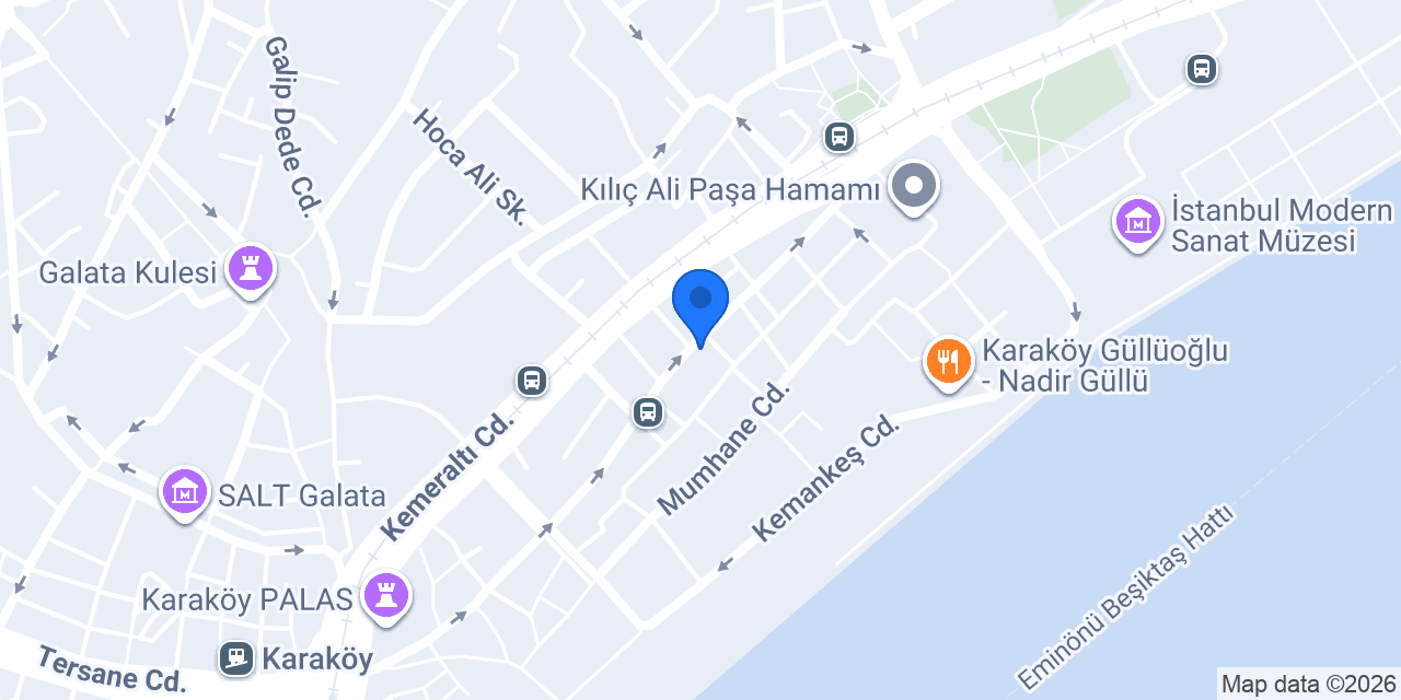 Costa Karaköy Hotel konumu