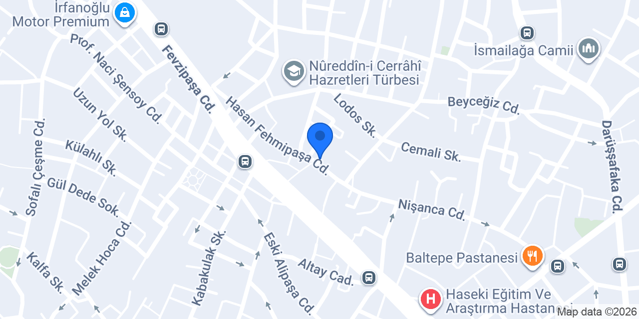 Koçaloğlu İnşaat Genel Müdürlük konumu