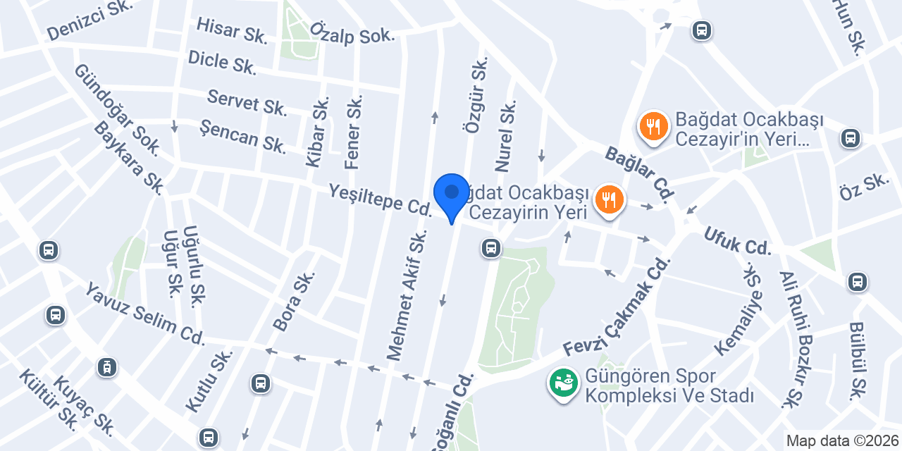 Merve Börek Salonu konumu