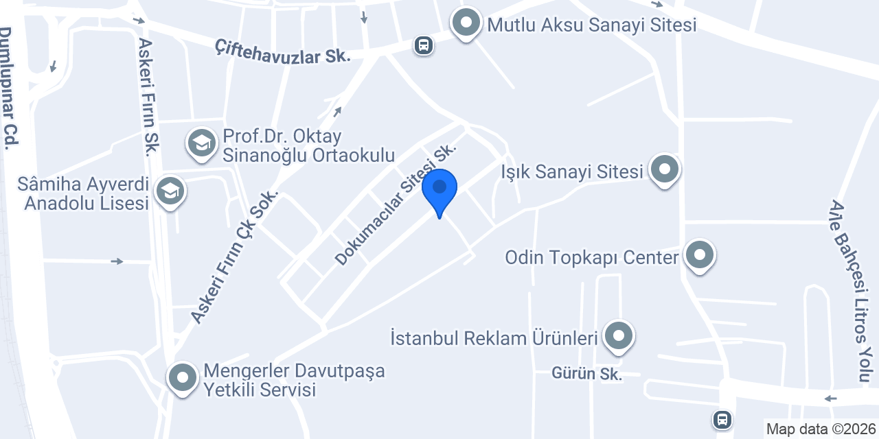 Elit Gipe Tekstil San. Ve Tic. Ltd. Sti. konumu