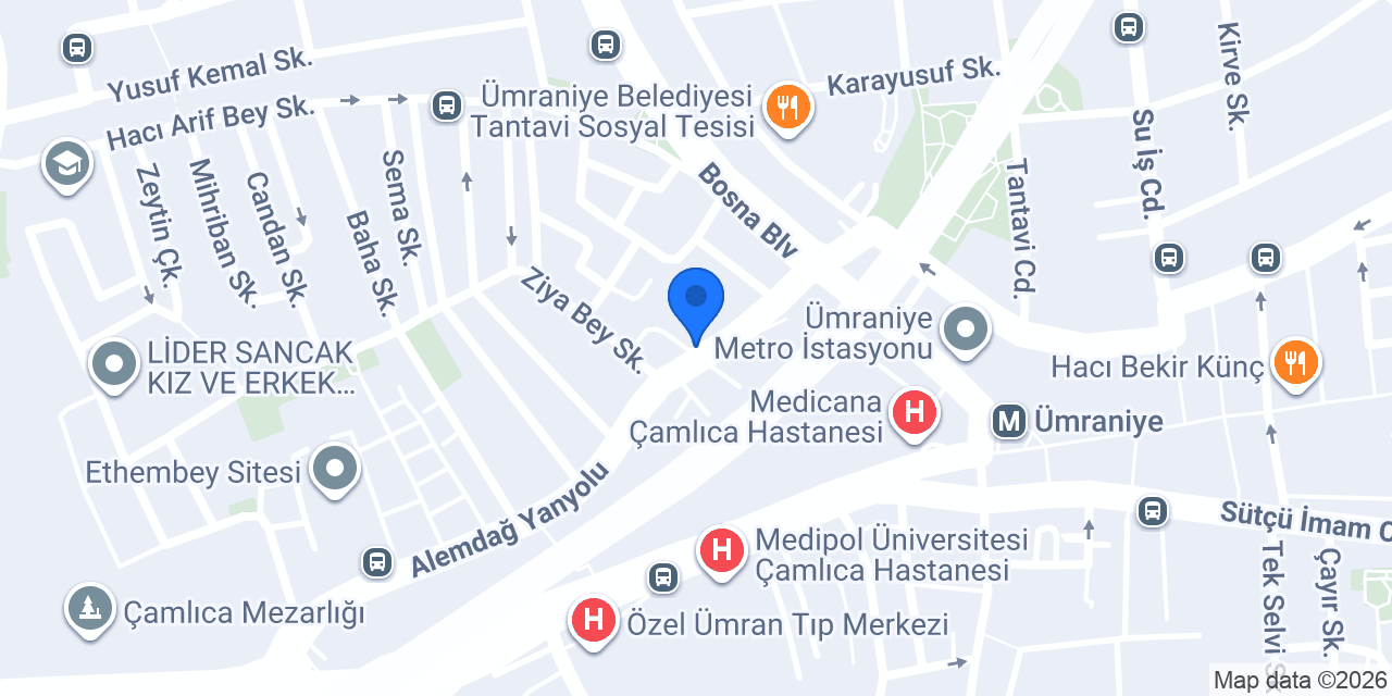 Adrese Çiçek konumu