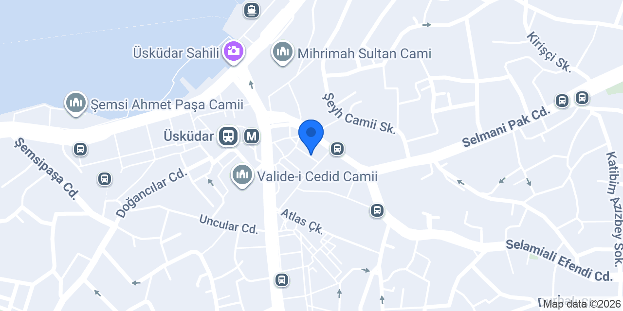 Hacı Şerif Üsküdar konumu