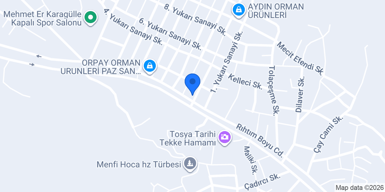 Aköz Boya konumu