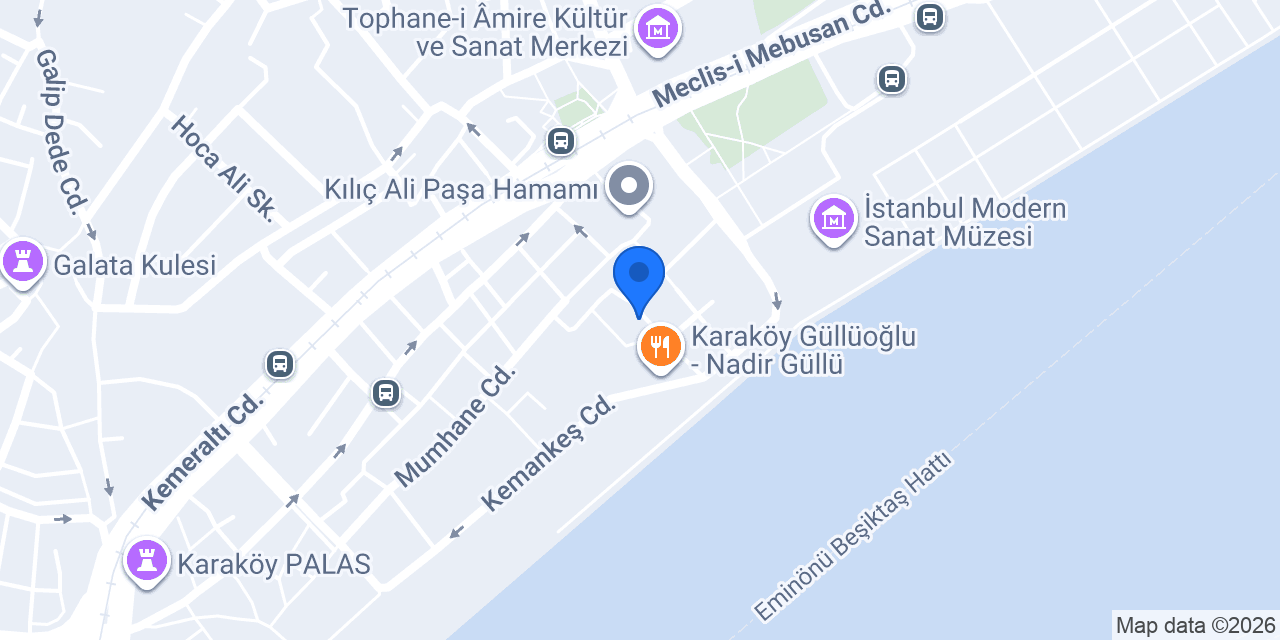 Craic Karaköy konumu