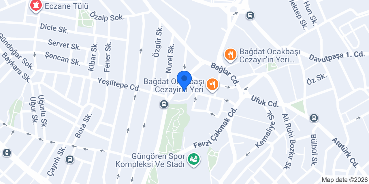 Güngören Merkez Camii konumu