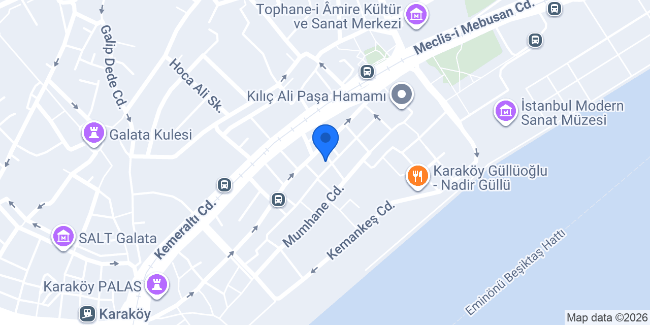 Kronotrop Karaköy konumu