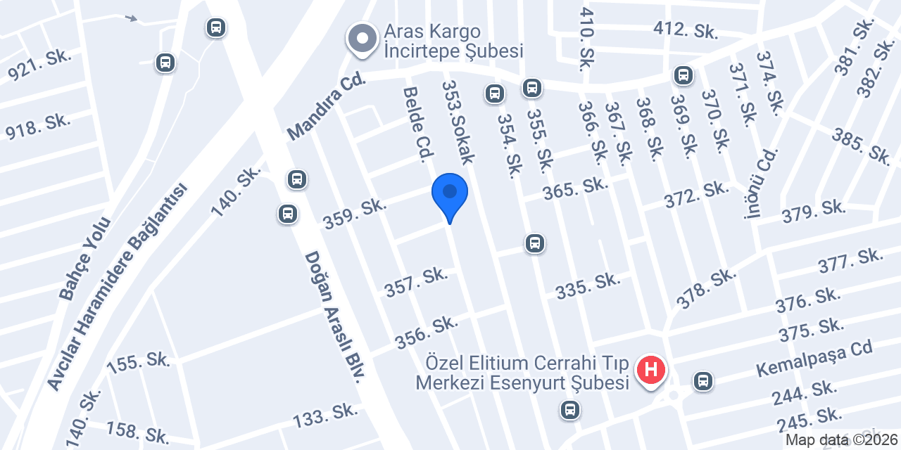 Hedef Caterıng konumu