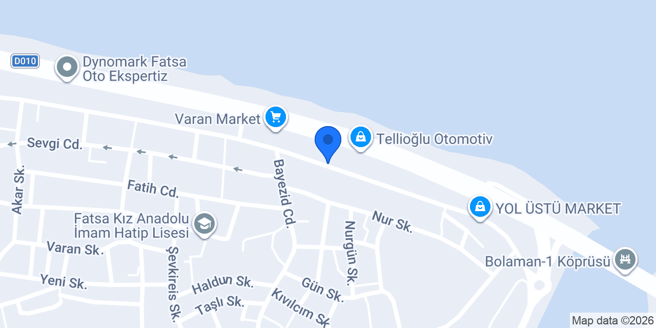 Özkan Oto Lastik konumu