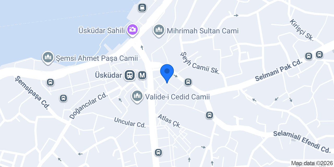 Albaraka Türk Üsküdar Şubesi konumu