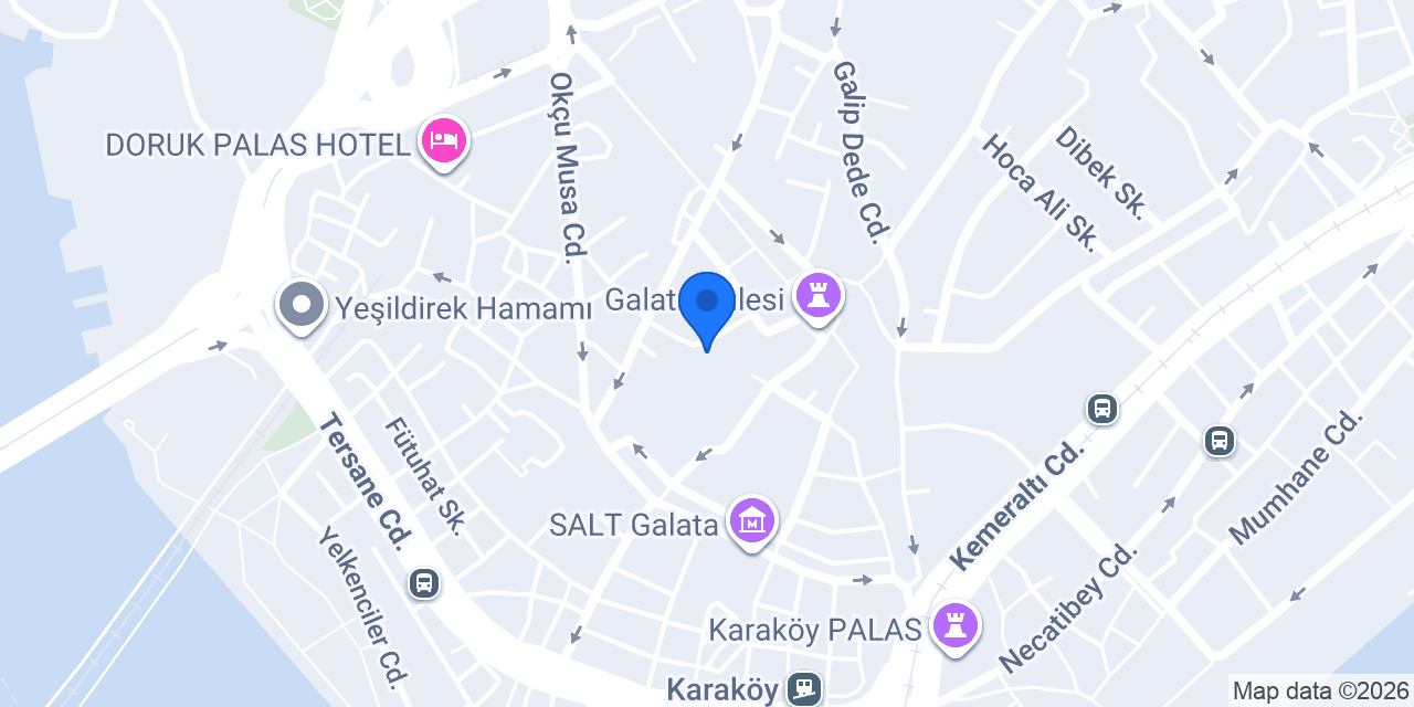 By Murat Royal Hotel Galata konumu