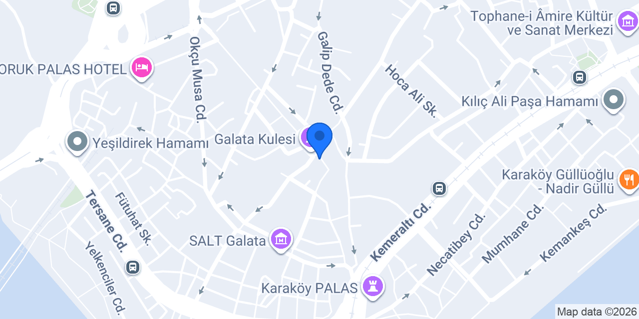 Bendis Galata konumu
