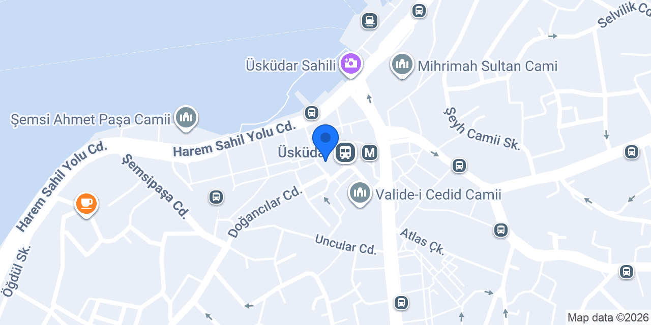 Alaçatı Muhallebicisi Üsküdar konumu