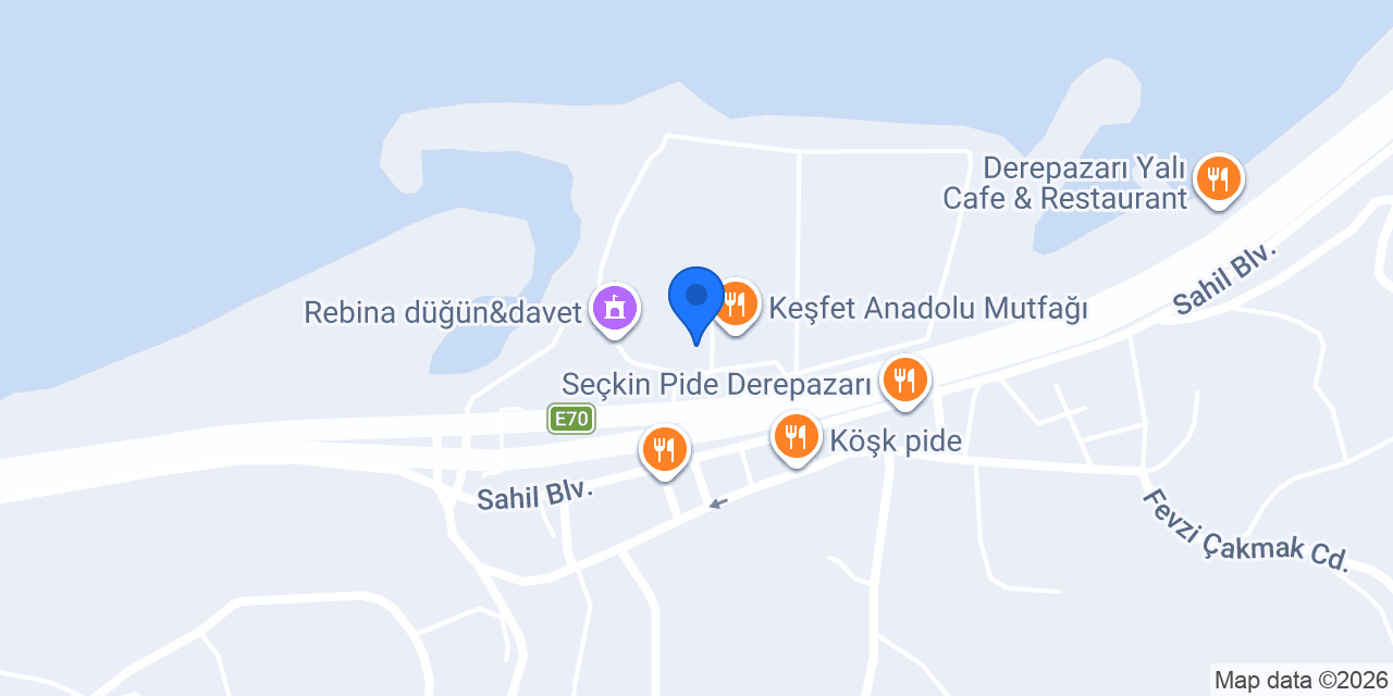 Derepazarı Pidesi konumu