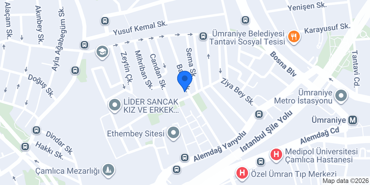 Paçi Bayan Kuaförü konumu
