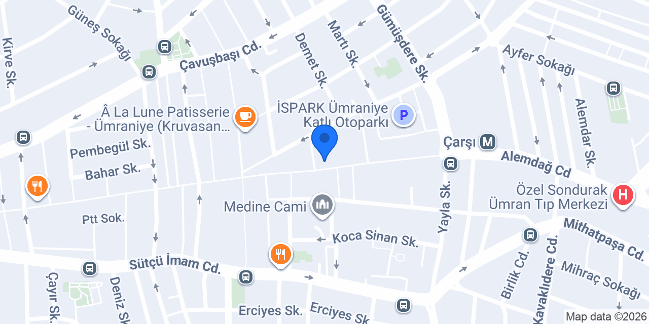 Yapı Kredi - Ümraniye Şubesi konumu