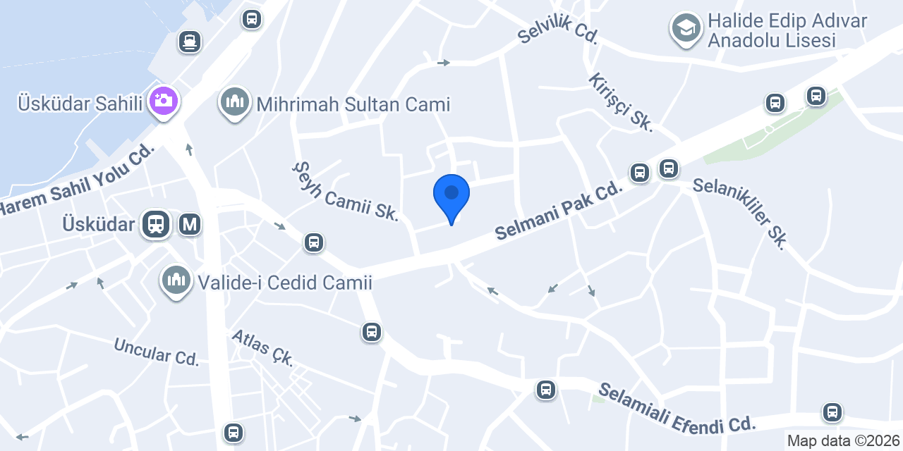 Askadar Çatı Otel konumu