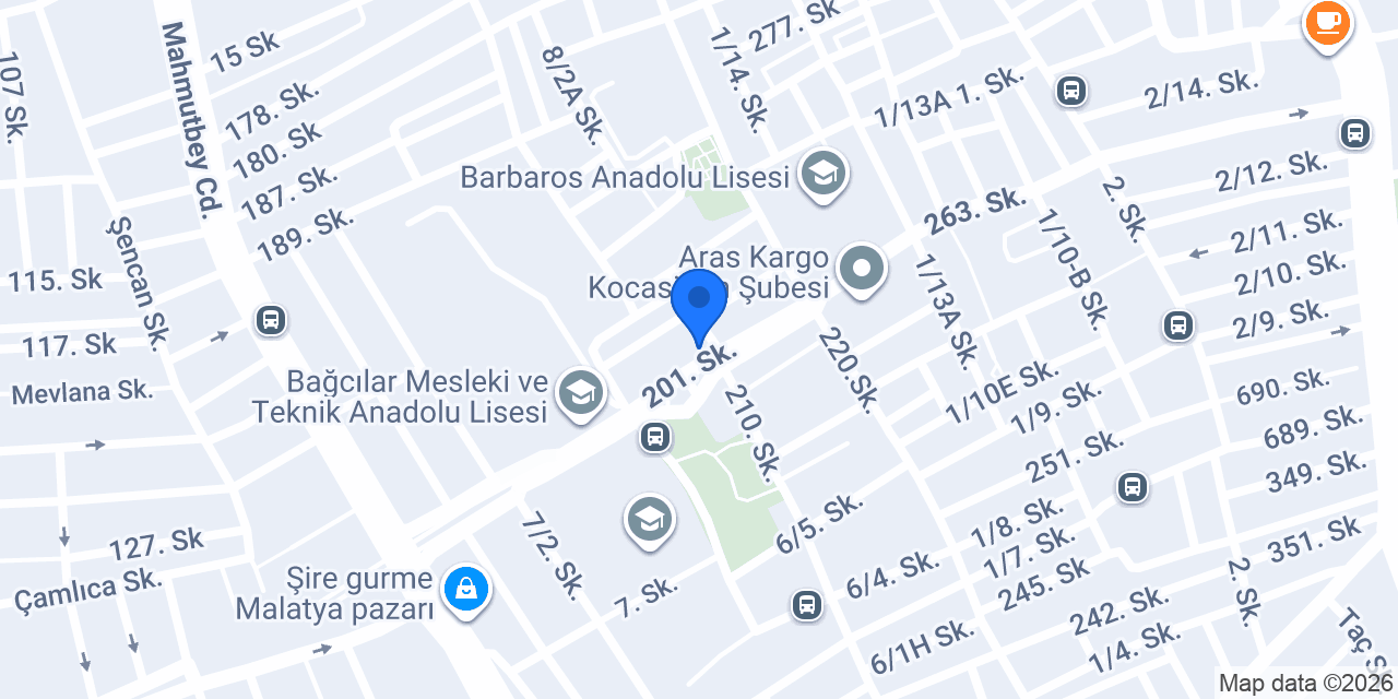 Öz İnşaat Yapı Malzemeleri konumu