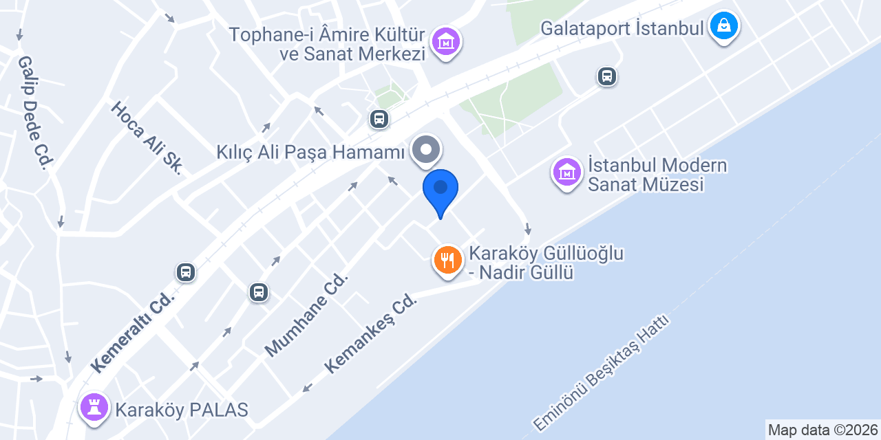 Key Karaköy konumu