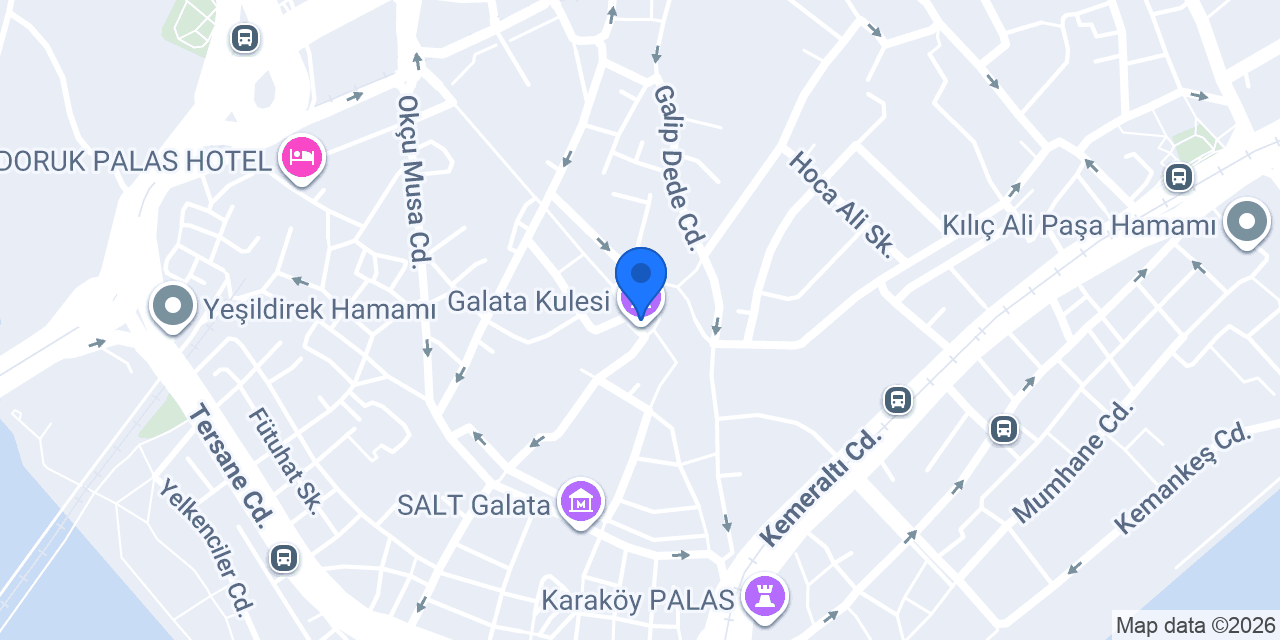 Galata Kulesi Müzesi konumu