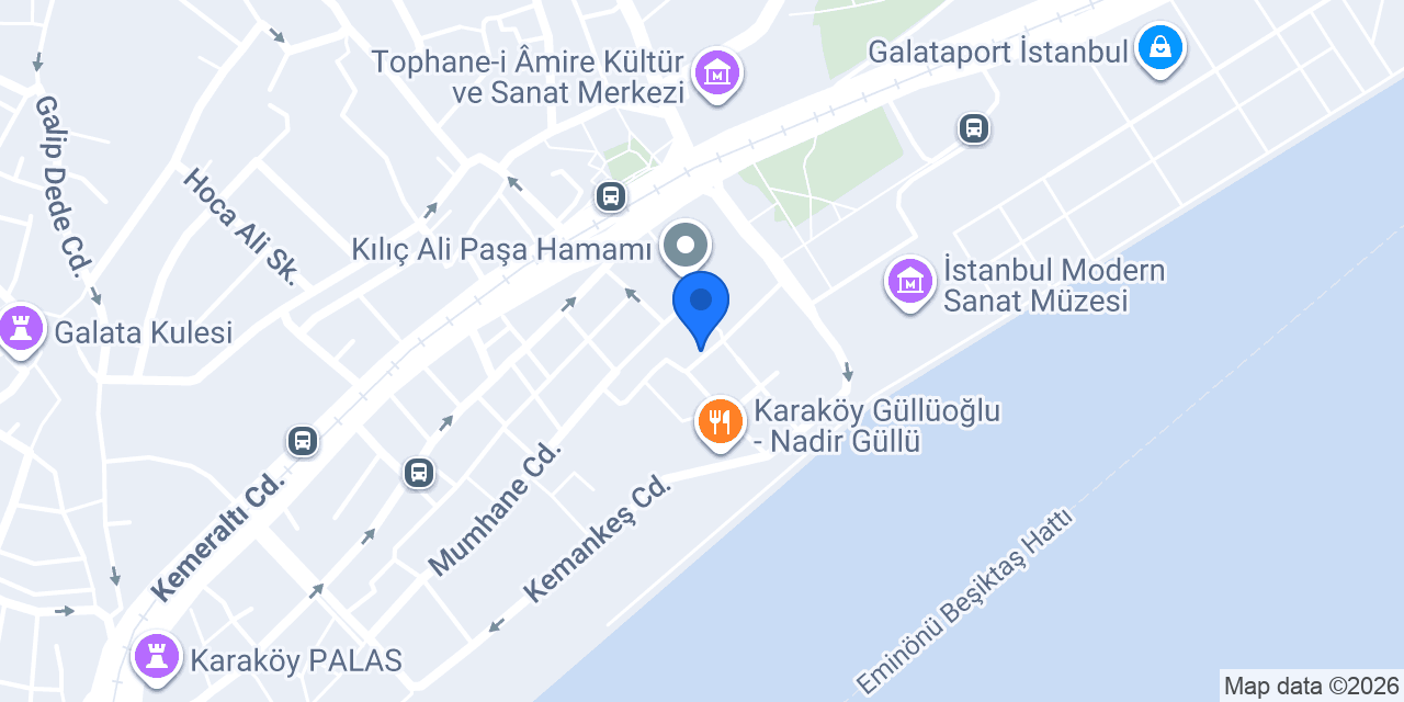 Dandin Karaköy konumu