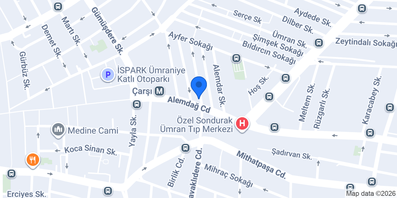 Ak-Tek Yapı Grup konumu