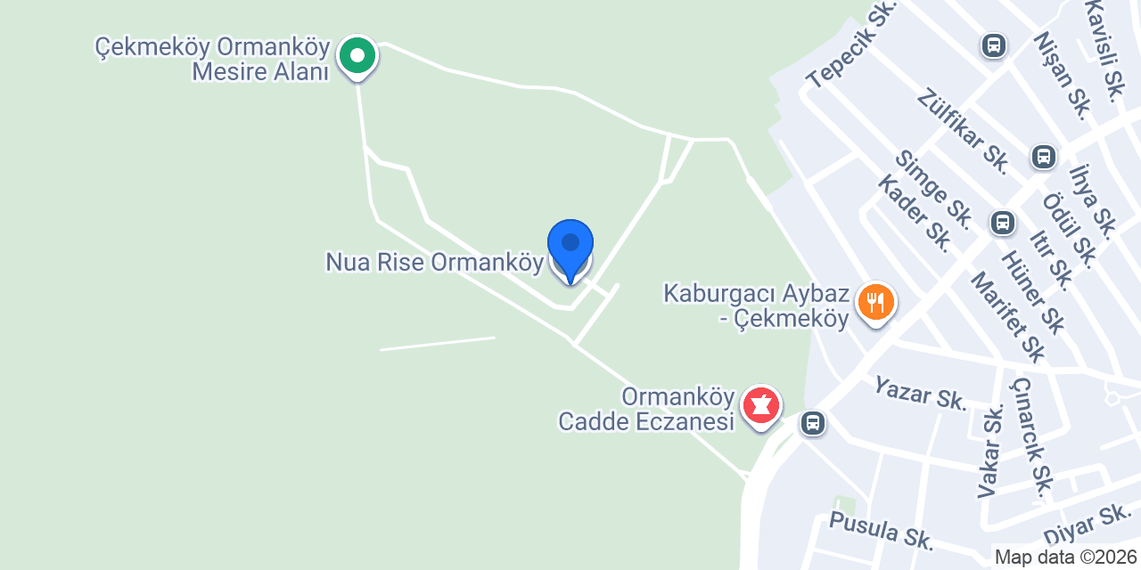 Nua Rise Ormanköy konumu