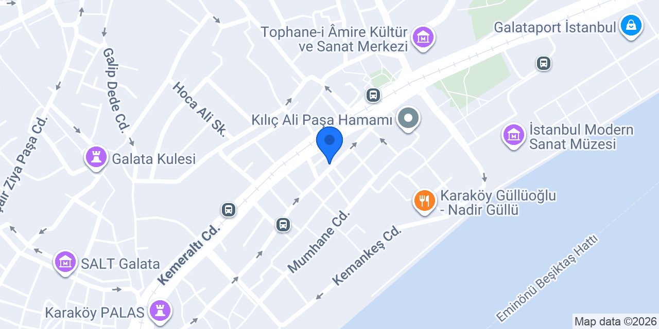 SuBPub Karaköy konumu