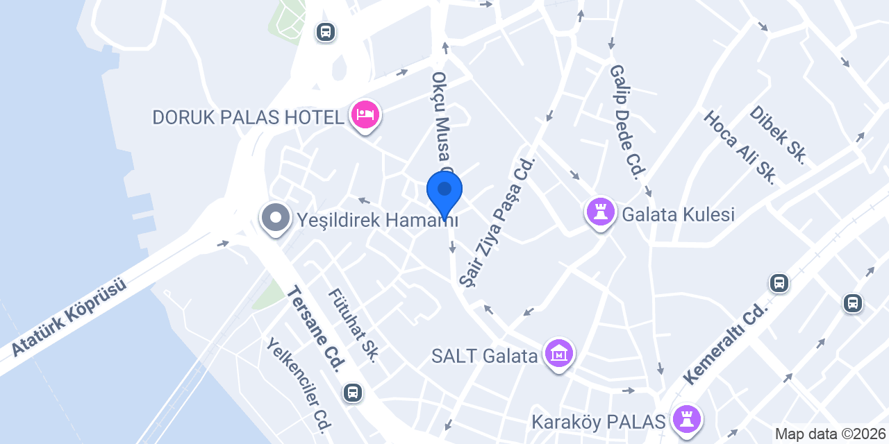 Gecem Lighting Karaköy konumu