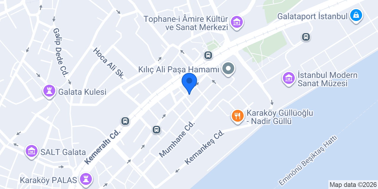 Jane Galata Store konumu