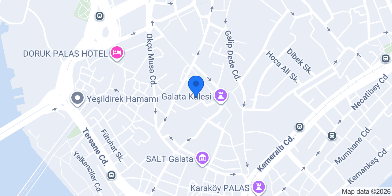 Galata Rasso Hotel konumu