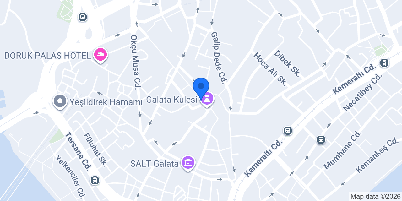 Anemon Koleksiyon Galata Otel konumu