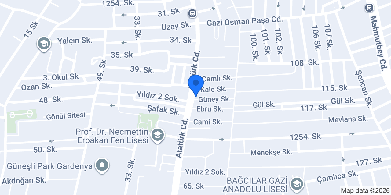 Kardeşler Pastanesi konumu