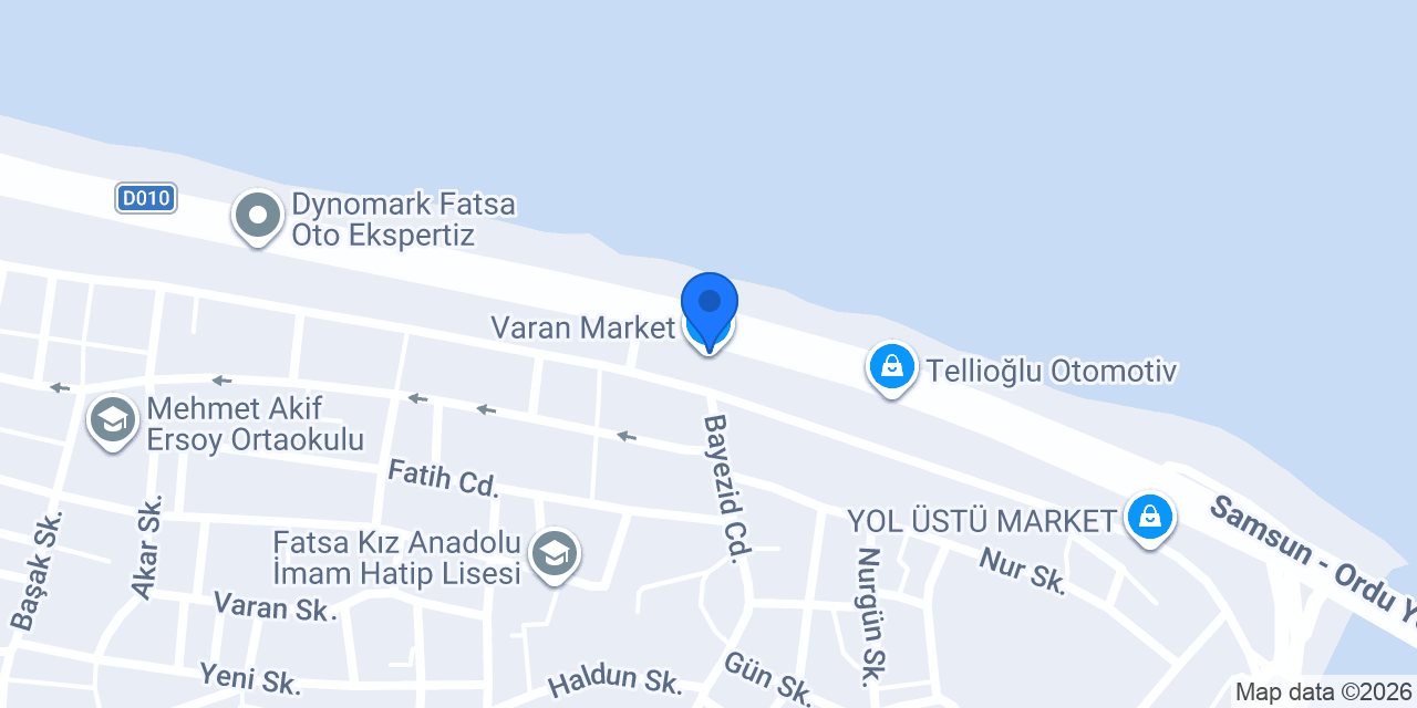 Varan Market konumu