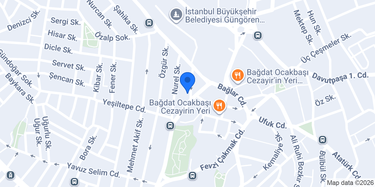 Daratek Cafe konumu