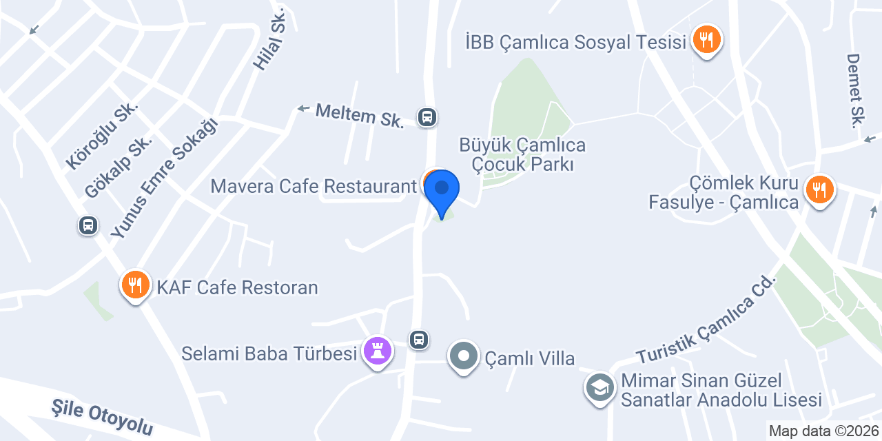 Çamlıca İftar konumu