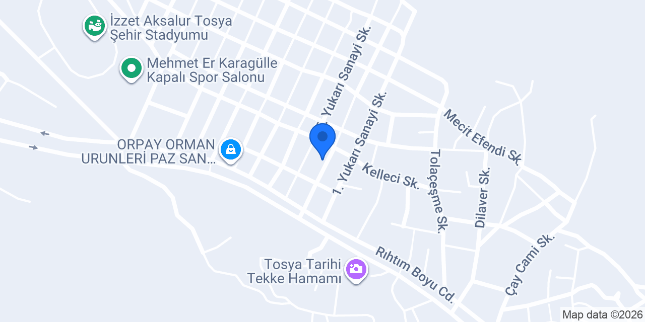 Kayalıoğlu mobilya ve dekorasyon konumu
