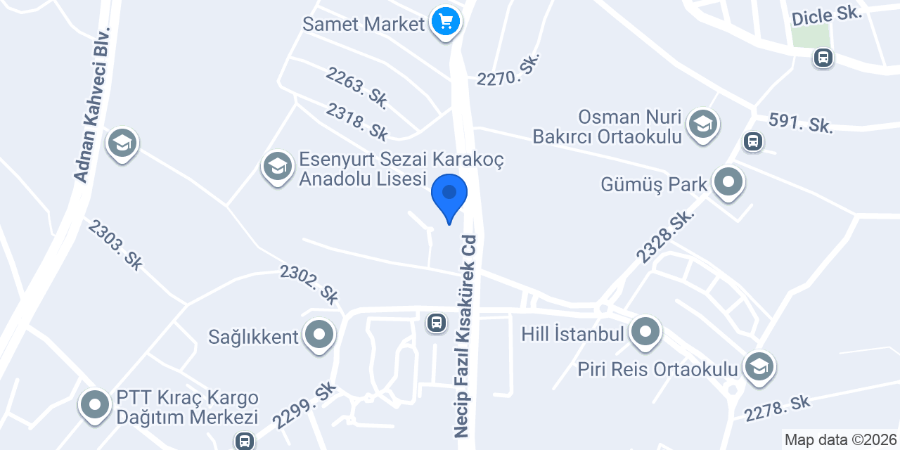DE-SPA Esenyurt Masaj Salonu konumu