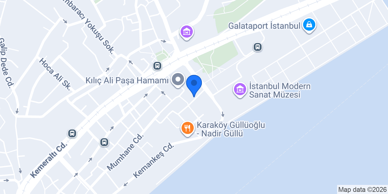 Ali Baba Kebap Karaköy konumu