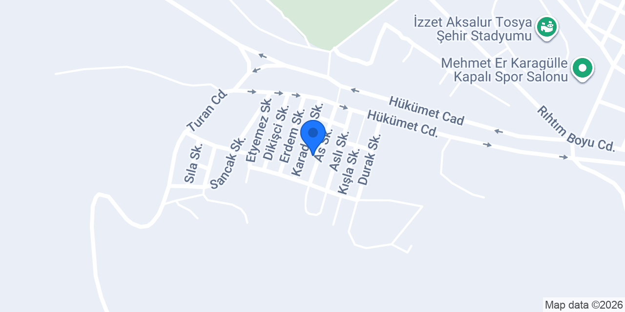 Ahşap Sedir konumu