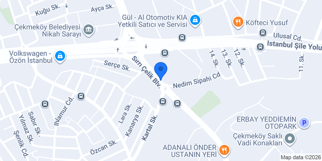 Artimage Baskı Beton konumu