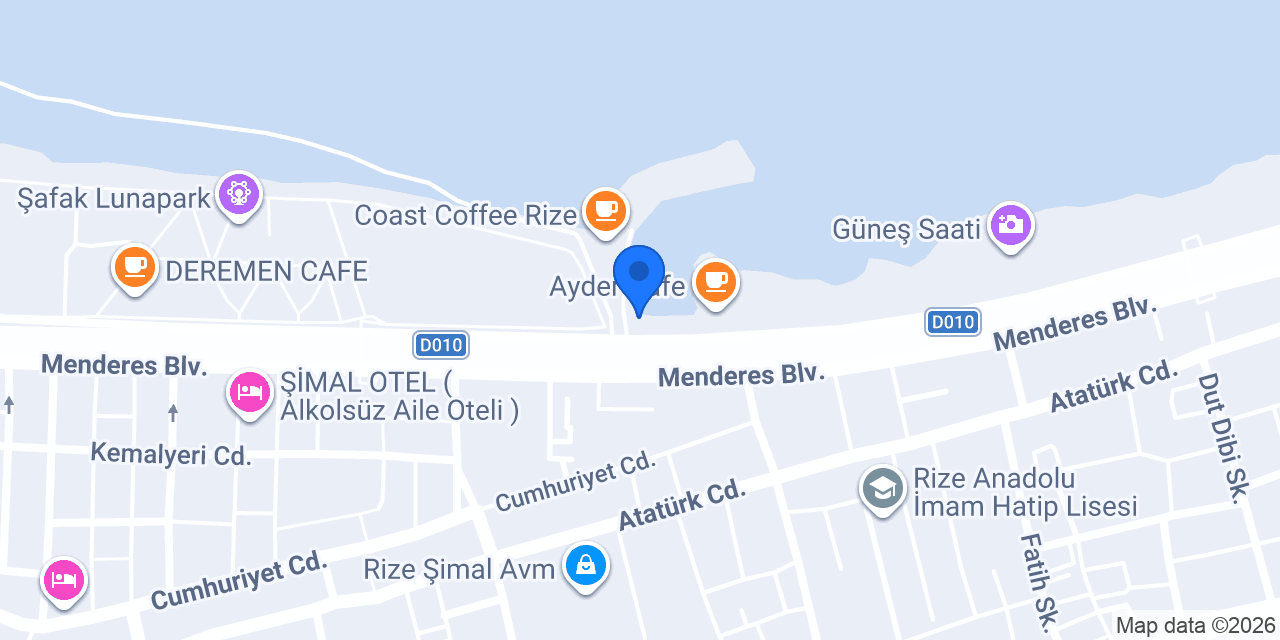 Kayıkhane Cafe konumu
