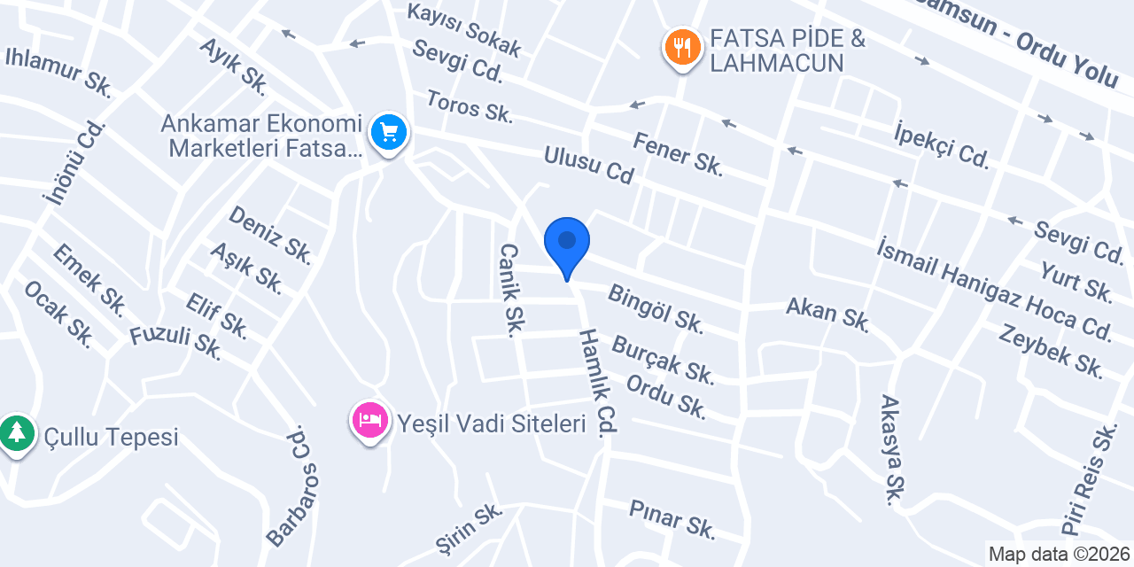 Kardelen Eczanesi konumu