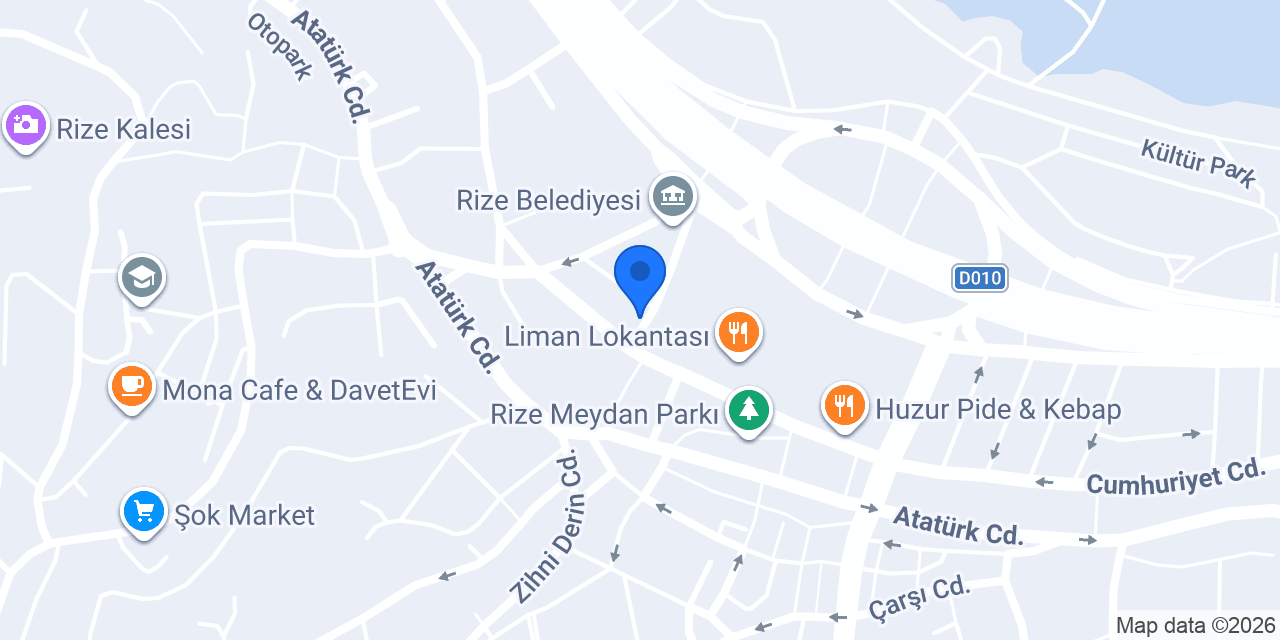 Rize Sauna Spa Ve Hamam konumu