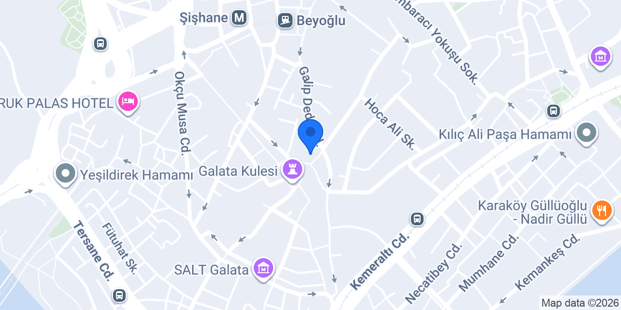 Egono Galata konumu