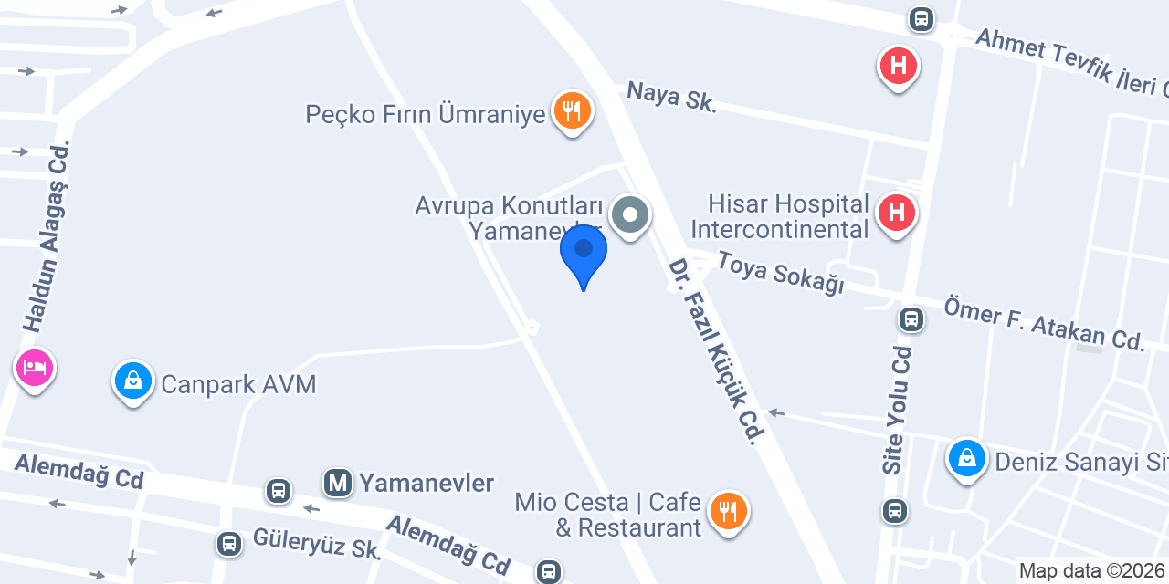 DOZZE ÜMRANİYE konumu