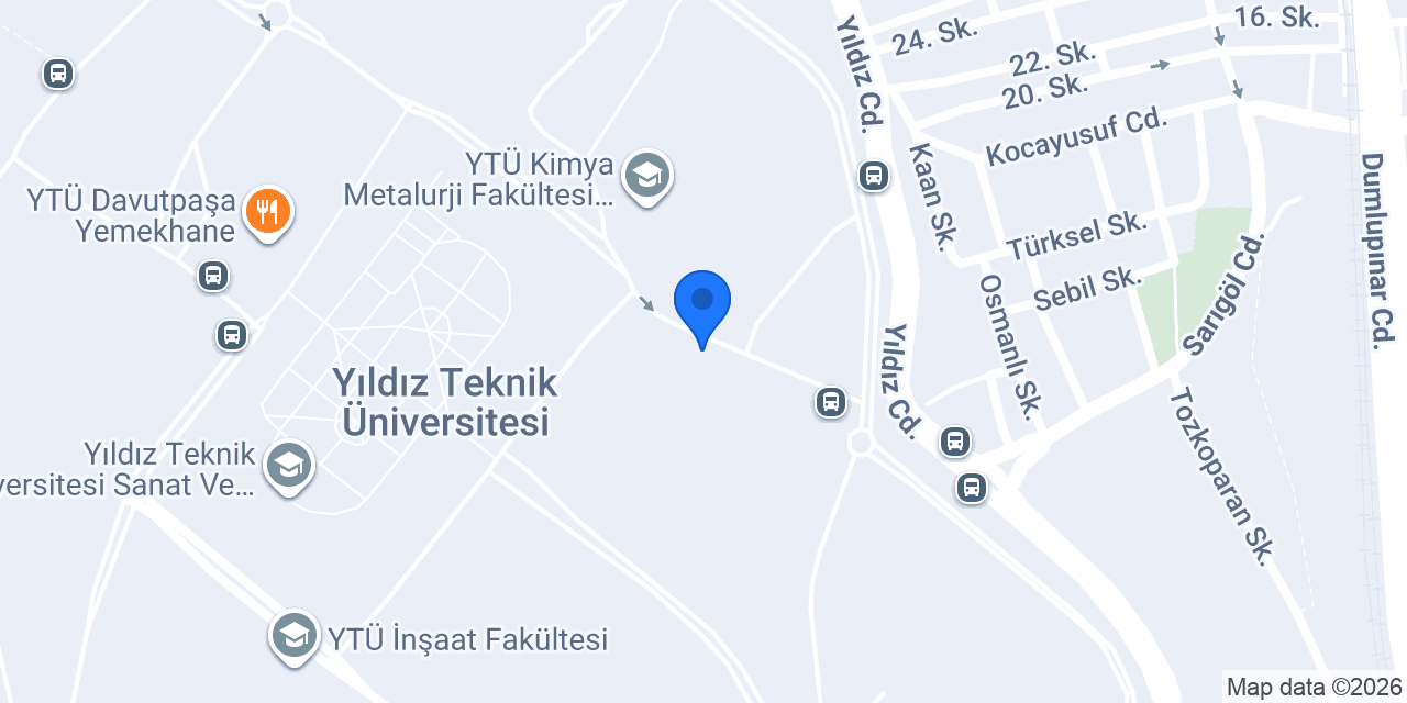 Yıldız Teknik Store konumu