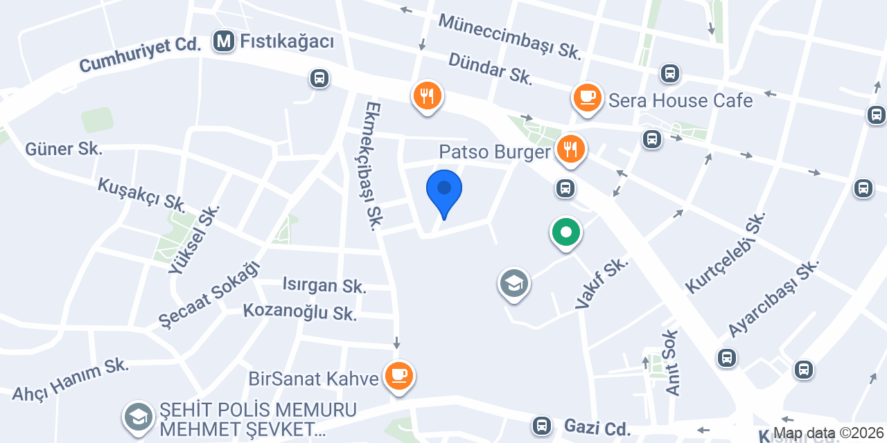 Sena kasap konumu